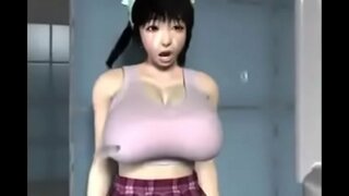 3d日本的女人清洁厕所